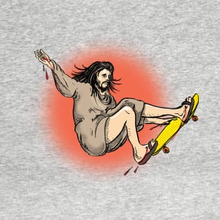 Jesus on a Skateboard T-Shirt
